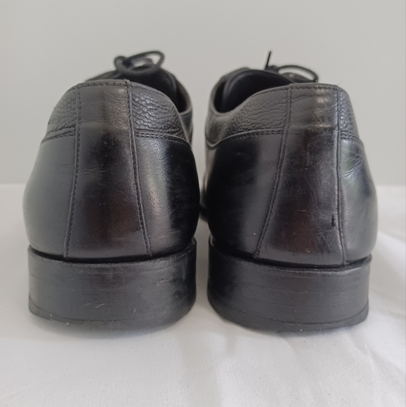 Allen Edmonds Black leather lace up dress mens shoes size 13 - Picture 2 of 13